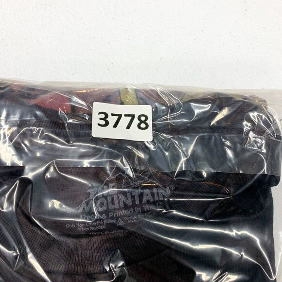 The Mountain Tie Dye Shirt Mens Medium Black Pit Bulls Long Sleeve Tee Casual‎ - Picture 11 of 11